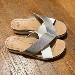 UGG Kari Leather Slide Sandals
